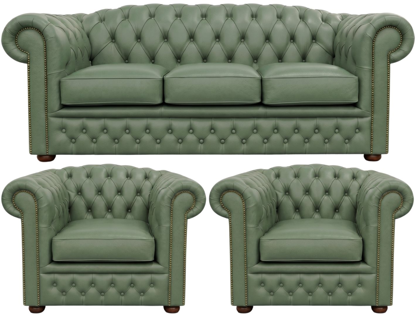 The Royale Chesterfield 3 Piece Suite