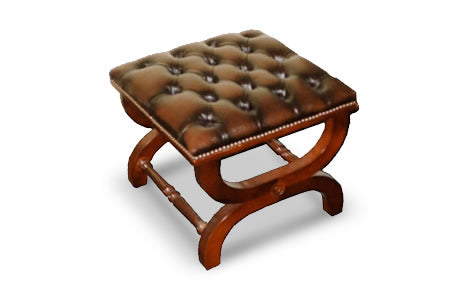 The Baron Footstool Light Oak