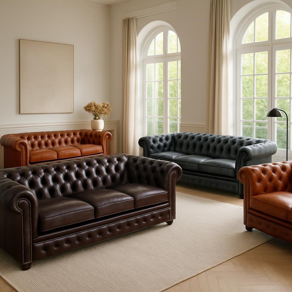The Windsor Chesterfield Sofa 4 Seat Sofa