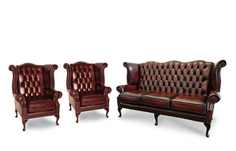 The Queen Anne Chesterfield 3 Piece Suite
